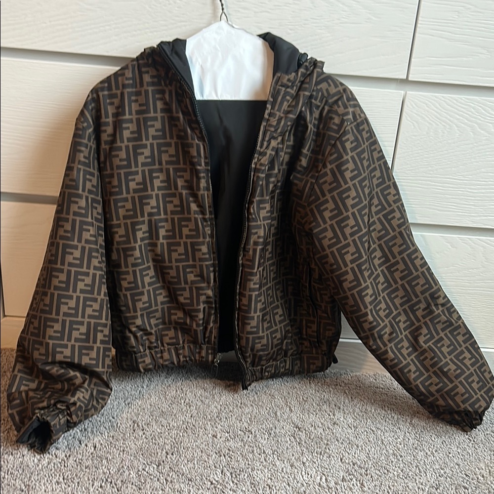 Fendi Reversable FF Logo Print Jacket - Picture 6 of 7